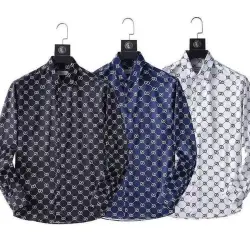 Gucci shirts for Gucci long-sleeved shirts for men #B50813