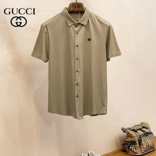 Gucci shirts for Gucci short-sleeved shirts for men #B61451