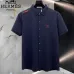 HERMES shirts for HERMES Short sleeved shirts for men #B65071