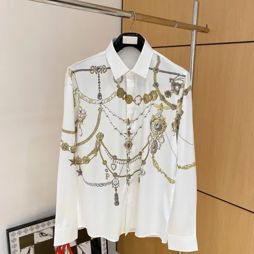 HERMES shirts for HERMES long sleeved shirts for men #A69725