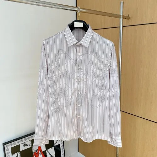 HERMES shirts for HERMES long sleeved shirts for men #A69733