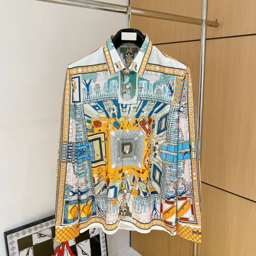 HERMES shirts for HERMES long sleeved shirts for men #A69742