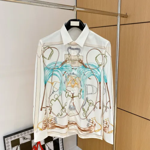 HERMES shirts for HERMES long sleeved shirts for men #A69743