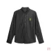 LV Slight‑Stretch Denim Long Sleeve Button‑Up Shirt #A67686