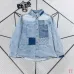 Louis Vuitton Monogram Patchwork Washed Denim Long Sleeve Shirt #A67669