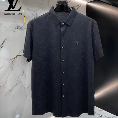 Louis Vuitton Shirts for Louis Vuitton Short sleeved shirts for men #B65074