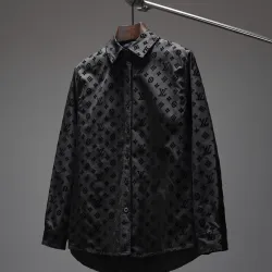 Louis Vuitton Shirts for Louis Vuitton long sleeved shirts for men #A69140