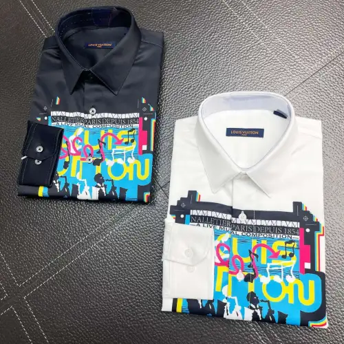 Louis Vuitton Shirts for Louis Vuitton long sleeved shirts for men #B41092