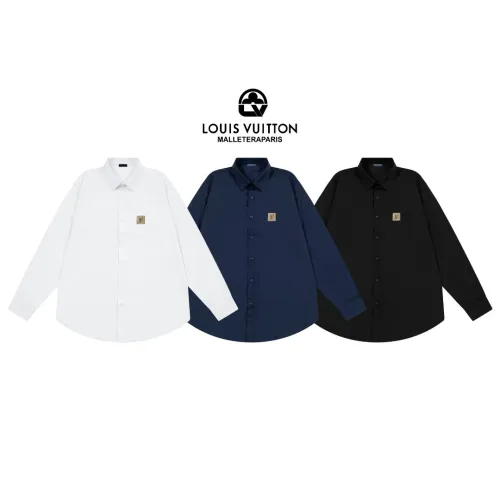 Louis Vuitton Shirts for Louis Vuitton long sleeved shirts for men #B66916
