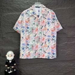 Louis Vuitton Shirts for Louis Vuitton short sleeved shirts for men #B60669