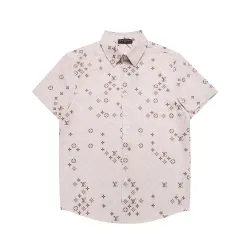 Louis Vuitton Shirts for Louis Vuitton short sleeved shirts for men #B66214