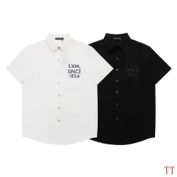 Louis Vuitton Shirts for Louis Vuitton short sleeved shirts for men #B66767