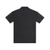Louis Vuitton Short sleeve shirts for men Black/White #B49928