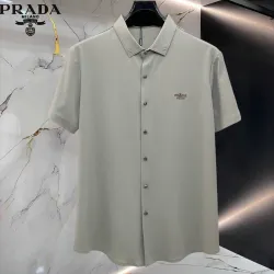 Prada Shirts for Prada Short-Sleeved Shirts For Men #B65072