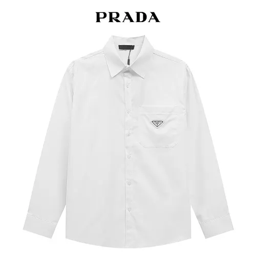 Prada Shirts for Prada long-sleeved shirts for men #B43255