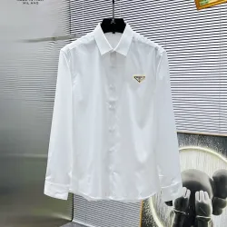 Prada Shirts for Prada long-sleeved shirts for men #B59363