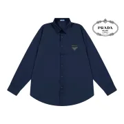 Prada Shirts for Prada long-sleeved shirts for men #B66923