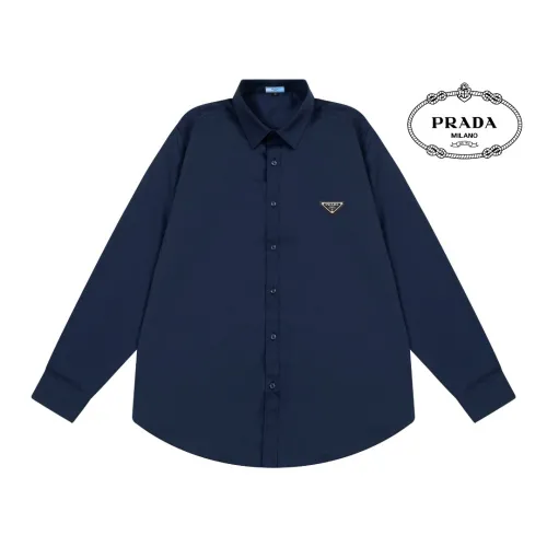 Prada Shirts for Prada long-sleeved shirts for men #B66925