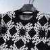 AMIRI Men Geometric Floral Jacquard Crew Neck Sweater | Black‑White & Grey‑White #A68153