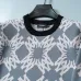 AMIRI Men Geometric Floral Jacquard Crew Neck Sweater | Black‑White & Grey‑White #A68153
