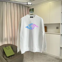 Balenciaga Galaxy Nebula Vortex Print Crew Neck Sweatshirt Unisex Pullover #A67442