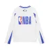 Balenciaga NBA Long Sleeve Jersey 10 Number Logo Print Red White Black #A68797