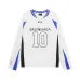 Balenciaga NBA Long Sleeve Jersey 10 Number Logo Print Red White Black #A68797