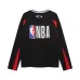 Balenciaga NBA Long Sleeve Jersey 10 Number Logo Print Red White Black #A68797