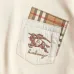 Burberry Knight Logo Embroidery Check Pocket Crew Neck Sweatshirt Unisex Pullover #A67448