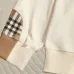 Burberry Knight Logo Embroidery Check Pocket Crew Neck Sweatshirt Unisex Pullover #A67448