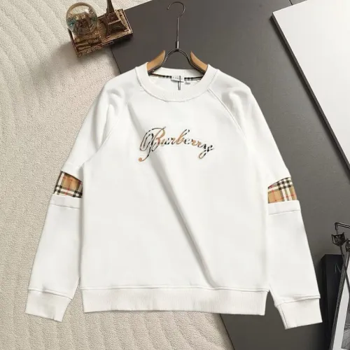 Burberry Vintage Check Sleeve Patch Crew Neck Sweatshirt Unisex Long Sleeve Pullover #A67447