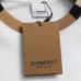 Burberry Check Collar Logo Crew‑Neck Sweatshirt, White, Black #A68252