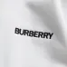 Burberry Check Collar Logo Crew‑Neck Sweatshirt, White, Black #A68252