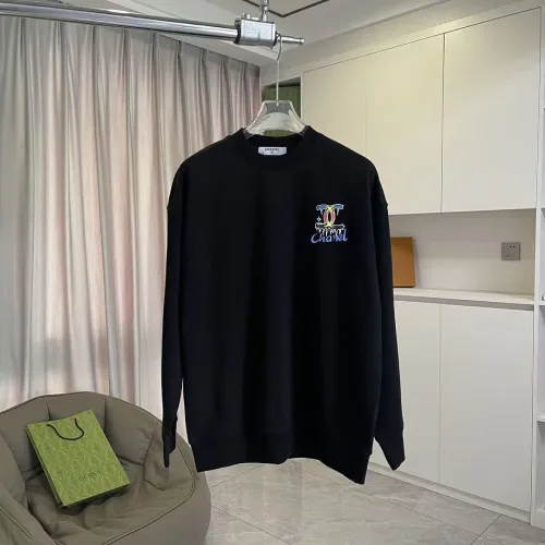 Chanel Crewneck Sweatshirt Colorful Logo Print Front & Back, 2 Colors #A68778