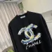 Chanel Graffiti Double C Logo Crew Neck Sweatshirt Unisex Long Sleeve Pullover #A67440