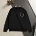 Chrome Hearts Black Embroidered Crew Neck Sweatshirt Premium Quality #A67607