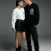 Chrome Hearts Classic Horseshoe Long‑Sleeve Tee, Black White #A68059