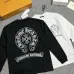 Chrome Hearts Classic Horseshoe Long‑Sleeve Tee, Black White #A68059