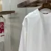 Chrome Hearts Colored Horseshoe Cross Long‑Sleeve Tee, White‑Red, Black‑Gold #A68243