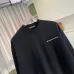 Chrome Hearts Crewneck Sweatshirt Front Mini Logo Back Text Print Black White #A68793