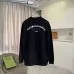 Chrome Hearts Crewneck Sweatshirt Front Mini Logo Back Text Print Black White #A68793