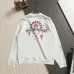 Chrome Hearts Cross Embroidery Crew Neck Sweatshirt, 2 Colors #A67606