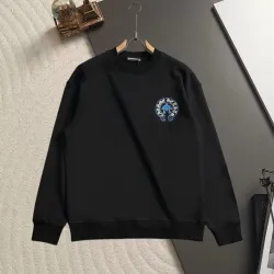 Chrome Hearts Cross Embroidery Crew Neck Sweatshirt, 2 Colors #A67606