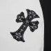 Chrome Hearts Cross Patch Raglan Long‑Sleeve Tee, Red‑White, Black‑White #A68240