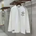 Chrome Hearts Cross & Scroll Graphic Long‑Sleeve Tee, White, Beige, Black #A68242