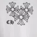Chrome Hearts Floral Cross Print Long Sleeve Tee, Black White #A68043