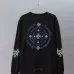 Chrome Hearts Floral Cross Print Long Sleeve Tee, Black White #A68043