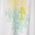 Chrome Hearts Gradient Floral Cross Long Sleeve Tee, Black White #A68046