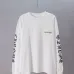 Chrome Hearts Gradient Floral Cross Long Sleeve Tee, Black White #A68046