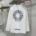 Chrome Hearts Horseshoe Print Long‑Sleeve Tee, White, Beige, Black #A68241